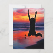 Fun Vaderdag Beach Jump Kaart (Voorkant)