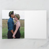 Fun Valentijn houdt meer van dan donuts illustrati Bedankkaart (Binnen)