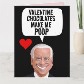 FUN VALENTIJNSDAG JOE BIDEN POEP KAART (Voorkant)