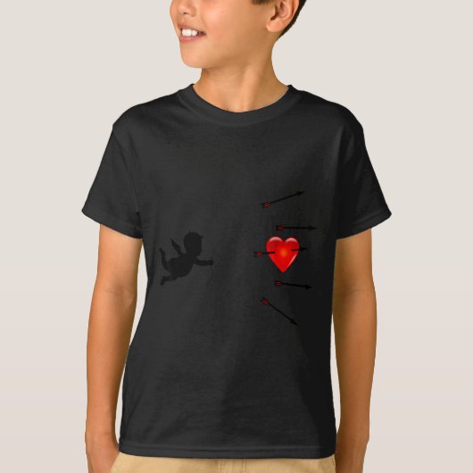 Fun Valentine's Day - Cud Heart &amp; Arrows Tee S T-shirt (Voorkant)