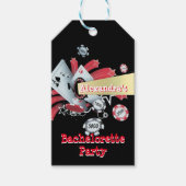Fun Vegas poker casino chip bachelorette party Cadeaulabel (Voorkant)