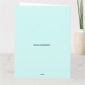 FUN VERJAARDAGSCADEAU KAART VOOR VADER MET TRUMP (Achterkant)