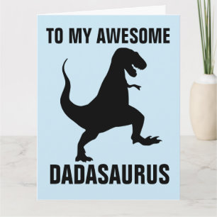 FUN VERJAARDAGSCADEAU VOOR VADER MET DINOSAURUS GR KAART