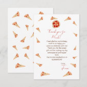 Fun Verjaardagsfeestje Bedankkaart (Voorkant / Achterkant)