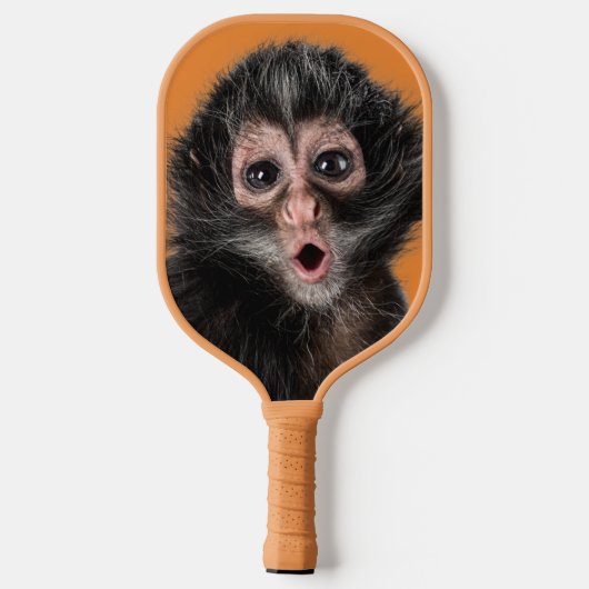 Fun verraste aap met twee uitdrukkingen pickleball paddle (Achterkant)