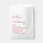 Fun vertelt over de moderne Passen getrouwd Bedankzakje (Voorkant)