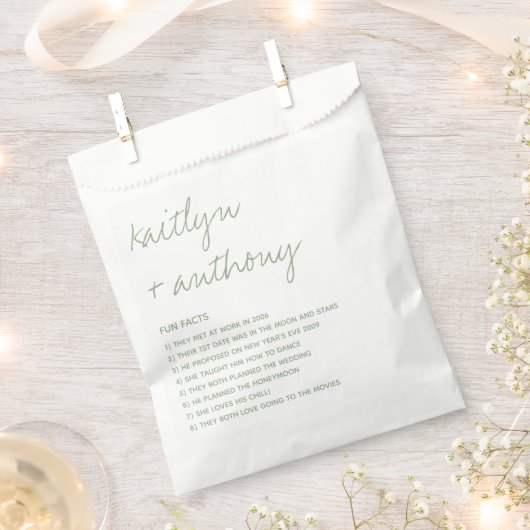 Fun vertelt over de moderne Passen getrouwd Bedankzakje (Geknipt)