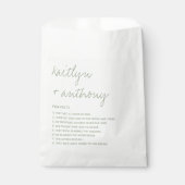 Fun vertelt over de moderne Passen getrouwd Bedankzakje (Voorkant)