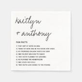 Fun vertelt over de moderne Passen getrouwd Servet (Voorkant)