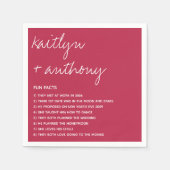 Fun vertelt over de moderne Passen getrouwd Servet (Voorkant)