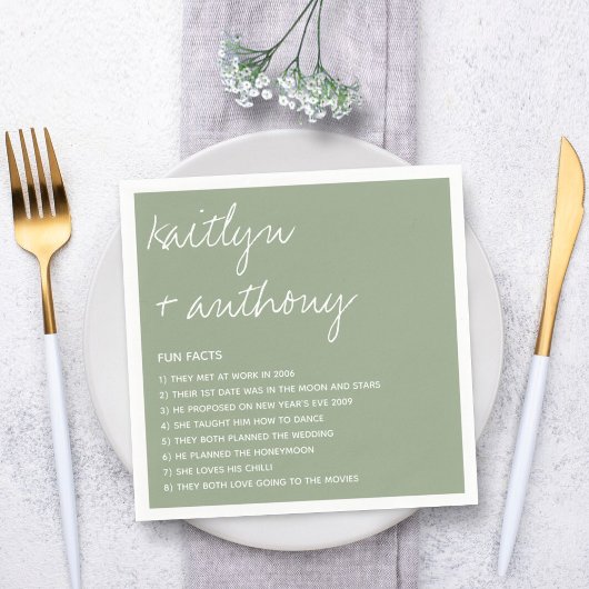 Fun vertelt over de moderne Passen getrouwd Servet