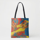 Fun Vibrant Fortune Teller Tarot-kaarten Tote Bag (Voorkant)