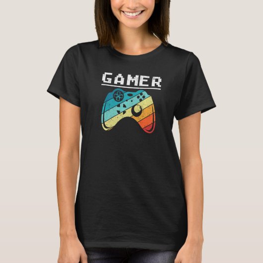 Fun video games gamer gaming joke quote not gaming t-shirt (Voorkant)