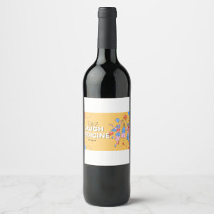 Fun Vigor Wine Bottle Wijn Etiket
