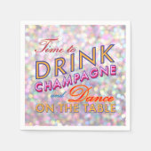 Fun, vlot en kleurrijk Napkin Servetten (Voorkant)