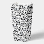 Fun Voetbal sportbal betegeld patroon Bedankdoosjes (Achterkant)