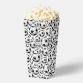 Fun Voetbal sportbal betegeld patroon Bedankdoosjes (Popped)