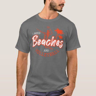 Fun Volleyball Beach T-shirt