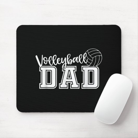 Fun Volleyball Dad Volleyball Father Player Lover Muismat (Met muis)