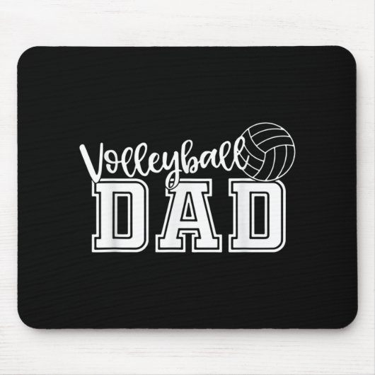 Fun Volleyball Dad Volleyball Father Player Lover Muismat (Voorkant)