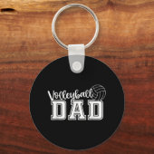 Fun Volleyball Dad Volleyball Father Player Lover Sleutelhanger (Voorkant)