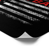 Fun Volleyball Design For Men Women USA Patriotic Poster (Hoek)