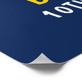 Fun Volleyball Kids Birthday Poster (Hoek)