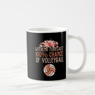 Fun Volleyball Weekend Forecast Volleyball Boho Fl Koffiemok
