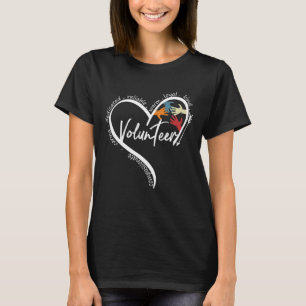 Fun Volunteer Graphic T - shirts Topjes Terug naar