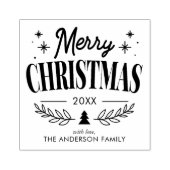 Fun voor "pretkerst" rubberstempel (Afrduk)