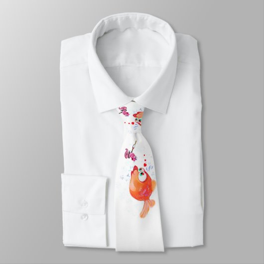 Fun voor Stropdas van vissen en wormen - aangepast (Gebonden)