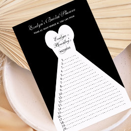 Fun Vrijgezellenfeest Word Games - zwart