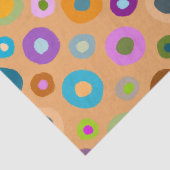 Fun vrolijke kleurrijke ontvlechting van oranje we tissuepapier (Detail)