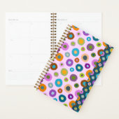 Fun vrolijke kleurrijke weekplanner planner (Display)