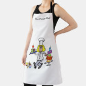 Fun Vrouw Pastry Chef Apron Schort (Insitu)