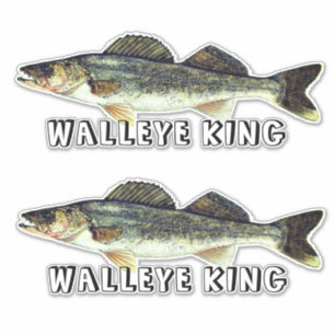 Fun Walleye King Sticker
