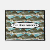 Fun Walleye Pike Fish Pattern Deurmat (Voorkant)