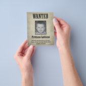 Fun WANTED poster design Flyer (Hand)