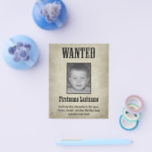 Fun WANTED poster design Flyer (Enkel)