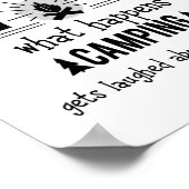 Fun wat er gebeurt in Camping Gets die over lachen Poster (Hoek)