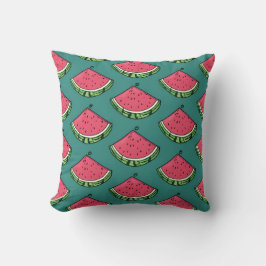 Fun Watermelon Slice Pattern Sierkussen