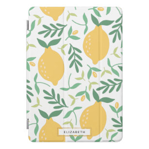 Fun Waterverf Lemon Print Patroon iPad Pro Cover