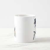 Fun Waterverf neergedrukt Raccu Koffiemok (Center)