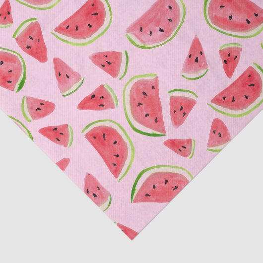 Fun Waterverf Watermeloen Gift Tissuepapier (Detail)