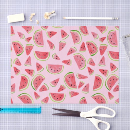 Fun Waterverf Watermeloen Gift Tissuepapier (Craft)