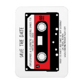 Fun Wedding Dance Mix Tape Sla de betrokken datum Magneet (Verticaal)