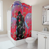 Fun Wedding Gift Idea - Shower Curtain Douchegordijn (In situ)