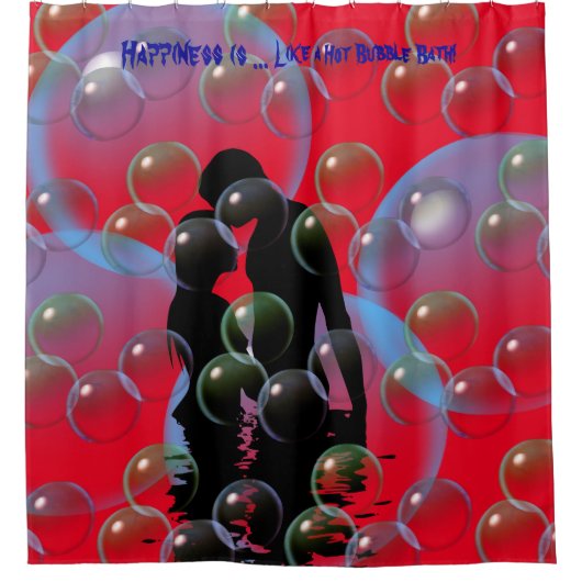 Fun Wedding Gift Idea - Shower Curtain Douchegordijn (Voorkant)