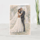 Fun Wedding Prayer Inspired by Ezekiel 25:17 Kaart (Voorkant)