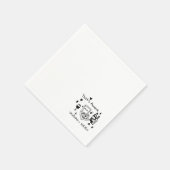 Fun Wedding ,Whimsical Font & Italian Vibes Servet (Hoek)